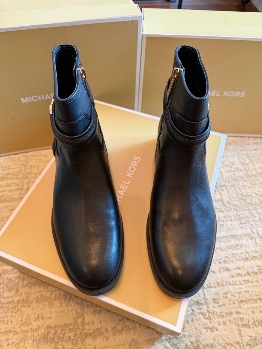 Michael Kors Mindy Flat Ankle Booties - Picture 6 of 10